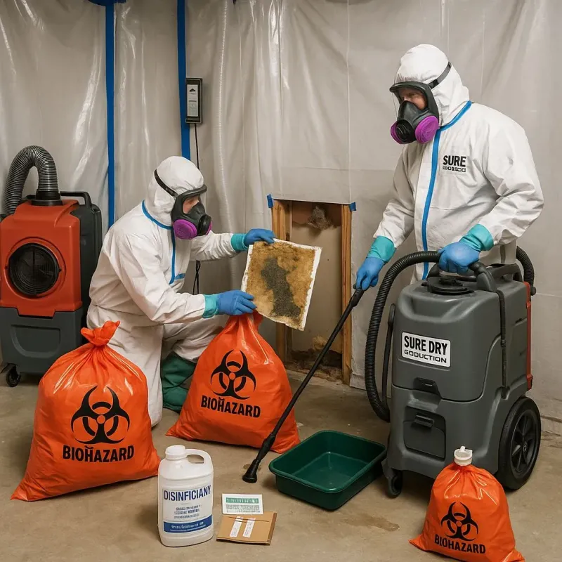 Contaminated Water Handling Protocols process in Splendora, TX